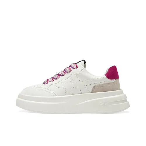 ASH Casual Shoes Women's Low-Top White/Rose Red