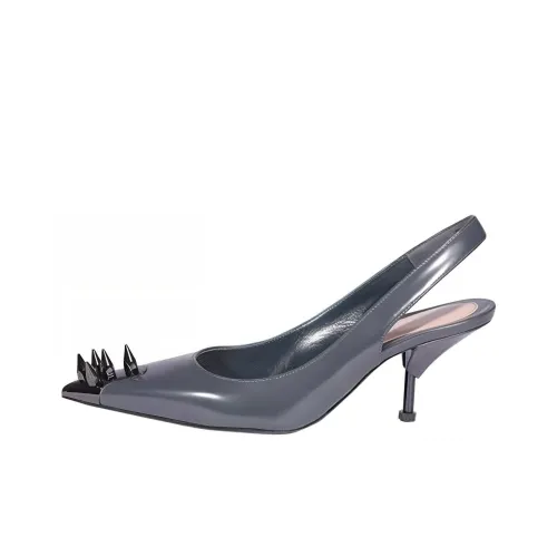 Alexander McQueen Punk High Heels Women's Gray