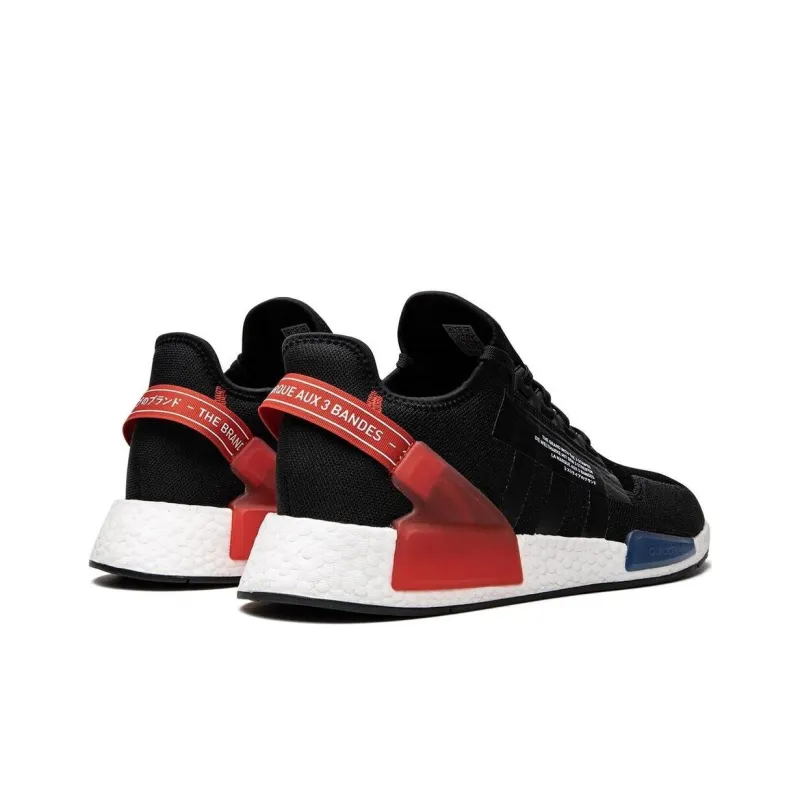 Adidas Nmd R1 V2 Black Red Blue-1