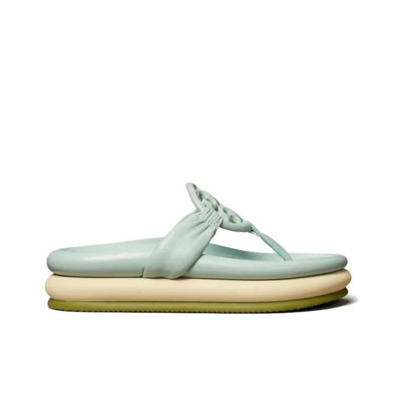 TORY BURCH Miller Flip Flops Women's Light Blue-1