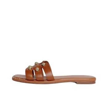 Maje Slide Slippers Women's Brown