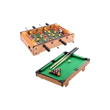 HUANGGUAN Tabletop Billiard Foosball Battle Table Board Games