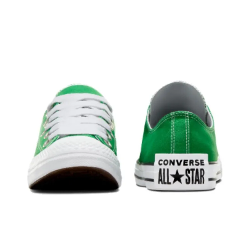 Converse Chuck Taylor All Star Anti Slip Wear Resistant Lightweight Breathable Low Top Canvas Shoes Unisex Green-3