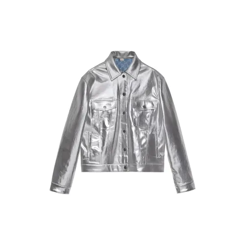 GUCCI Jackets Women's Silver