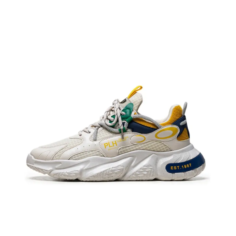 HACKBUTEER Dim Zone Collection Low-Top Chunky Sneakers Unisex-39