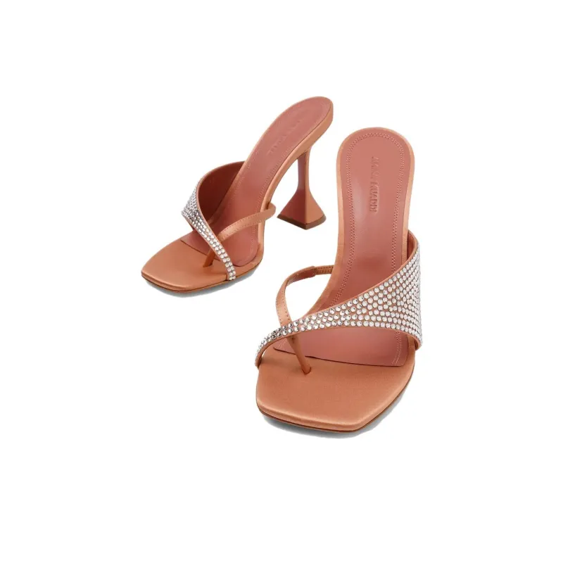 AMINA MUADDI Flip Flops 9.5cm Women's Orange Red-3