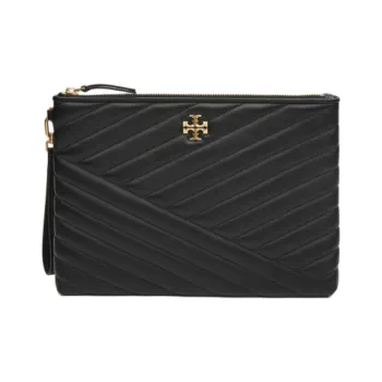 TORY BURCH Sheepskin Clutch Regular Women's Black