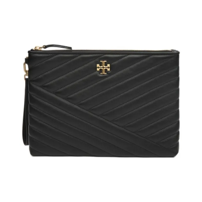 TORY BURCH Sheepskin Clutch Regular Women's Black-0