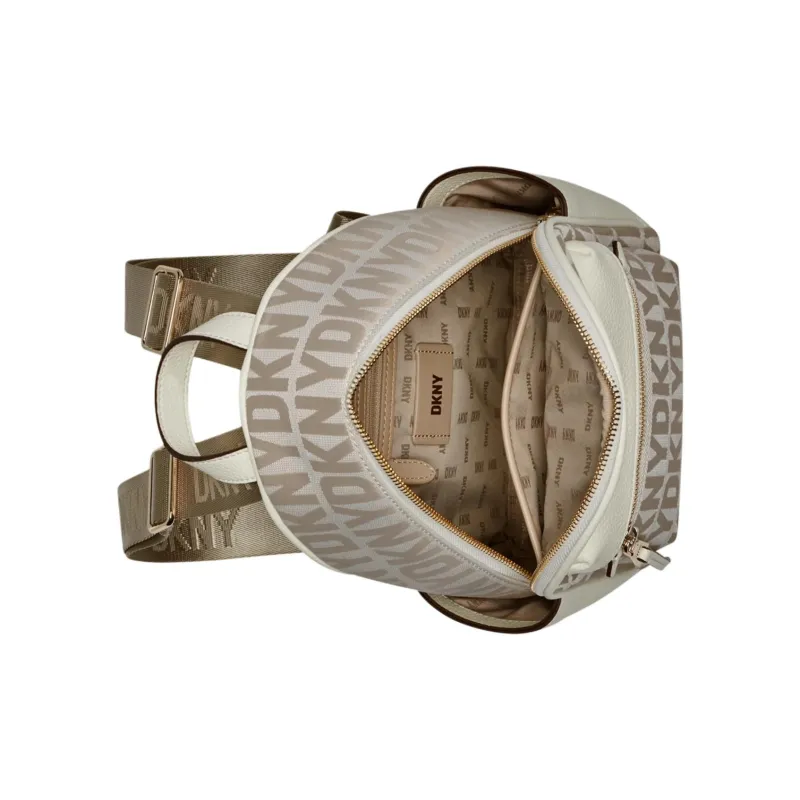 DKNY Polyester Backpack Mini Women's Light Brown-4