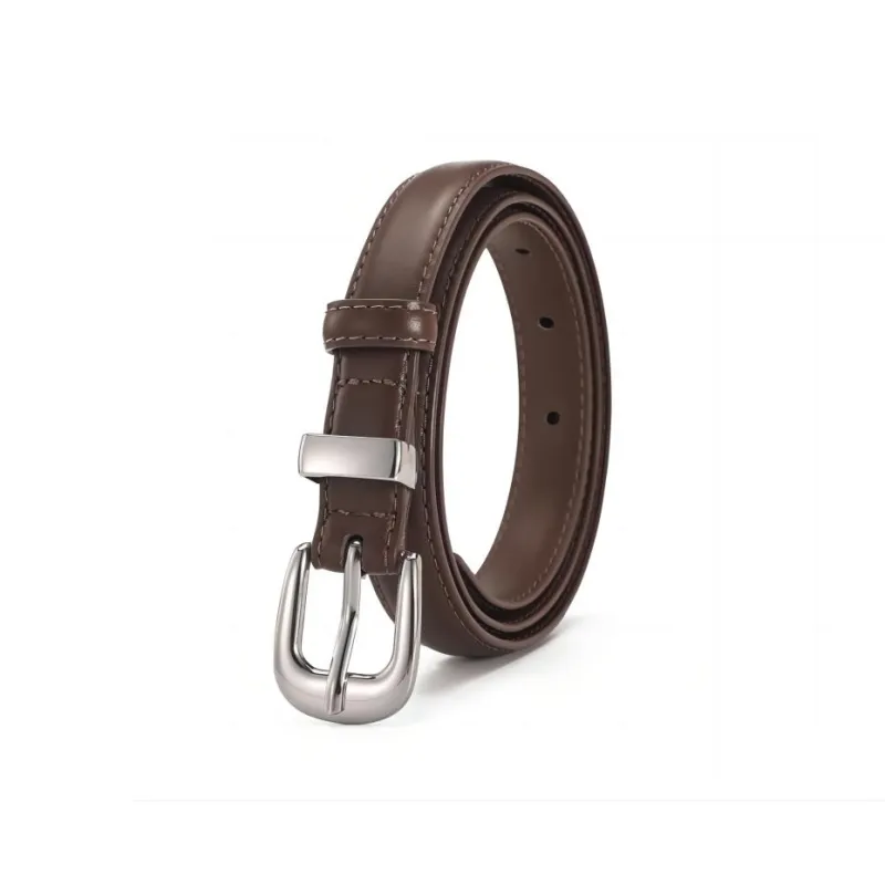 AOKANG Young People's Cow Leather Belts Women's Multicolor Width 1.9cm-6