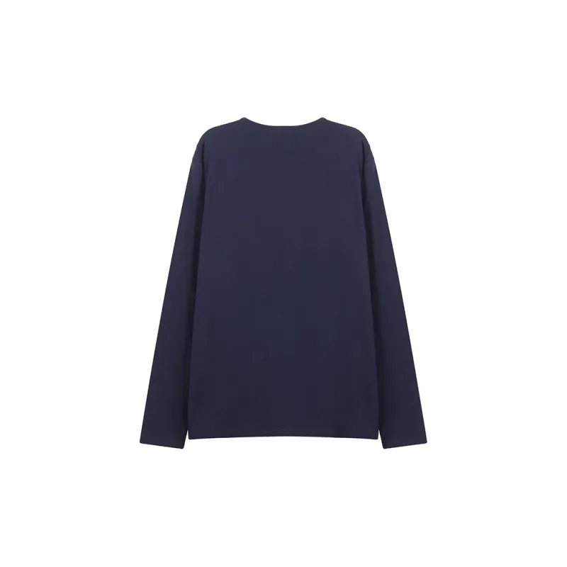 VERSACE Long Sleeved Crewneck T Shirt-1