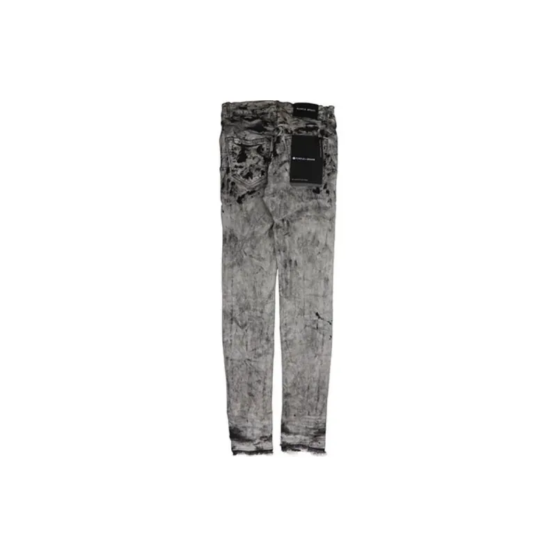 PURPLE BRAND Bleach Dipped Paint Skinny Jeans-1