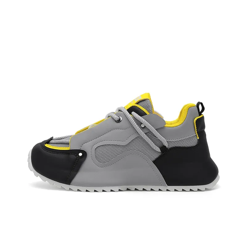 Yalu Breathable And Lightweight Low Top Chunky Sneakers Men's-8