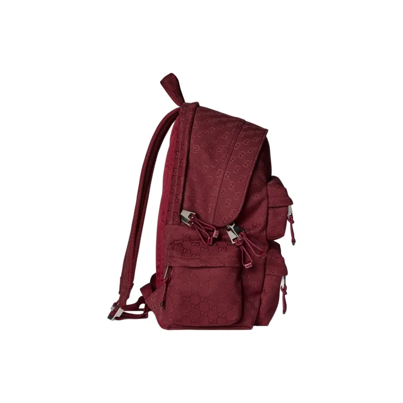GUCCI Canvas Backpack Large Size Men's Ancora Red-2