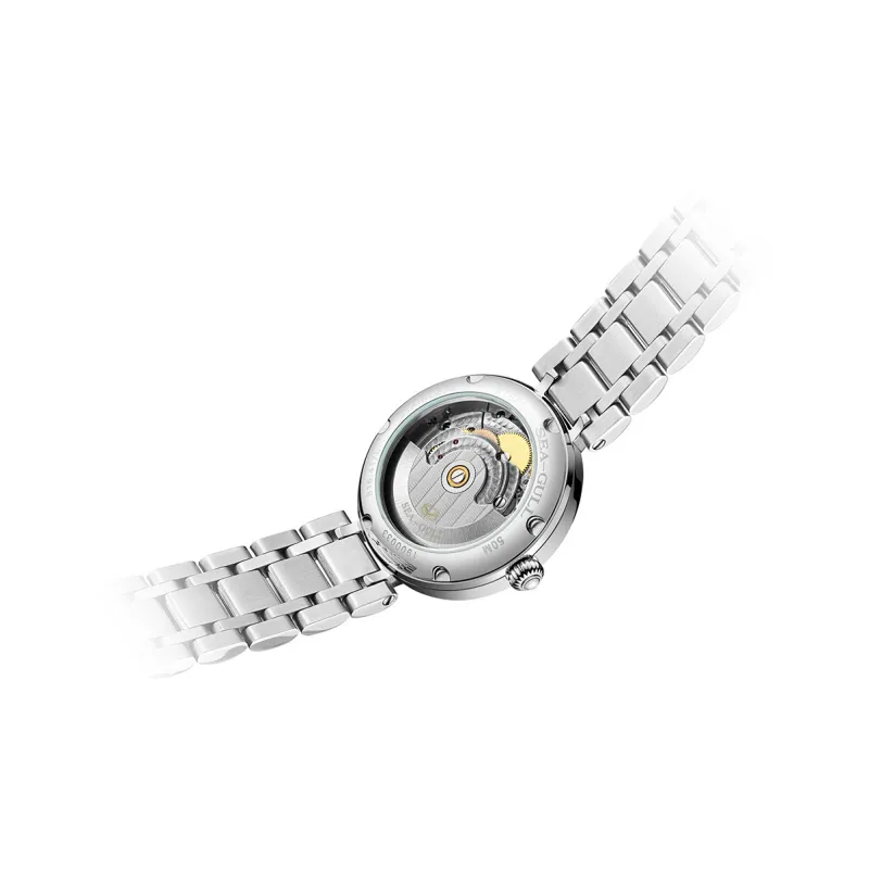 Sea Gull Automatic Mechanical Movement Steel Strap Watch Women's Watch White Dial-3