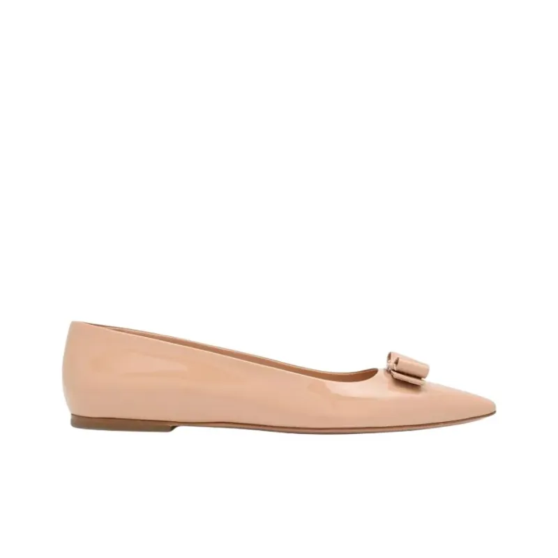 FERRAGAMO Anz Casual Single Shoes Women's Nude-1