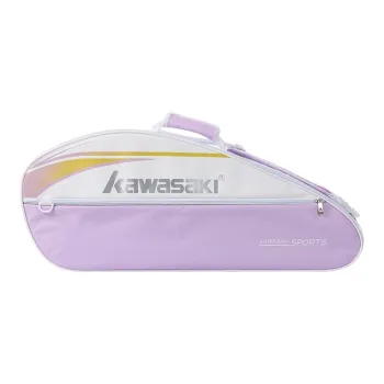 Kawasaki PU, Textile Mixture 6 Piece Set Badminton Racket Bag Shoulder Bag Regular Unisex Blueberry Ice/Ice Cream Grape