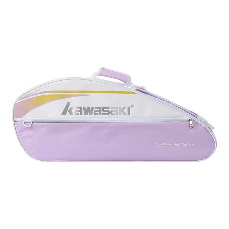 Kawasaki PU, Textile Mixture 6 Piece Set Badminton Racket Bag Shoulder Bag Regular Unisex Blueberry Ice/Ice Cream Grape-0