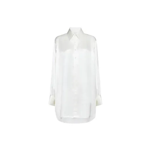 Maison Margiela Long-Sleeved Buttoned Satin Shirt