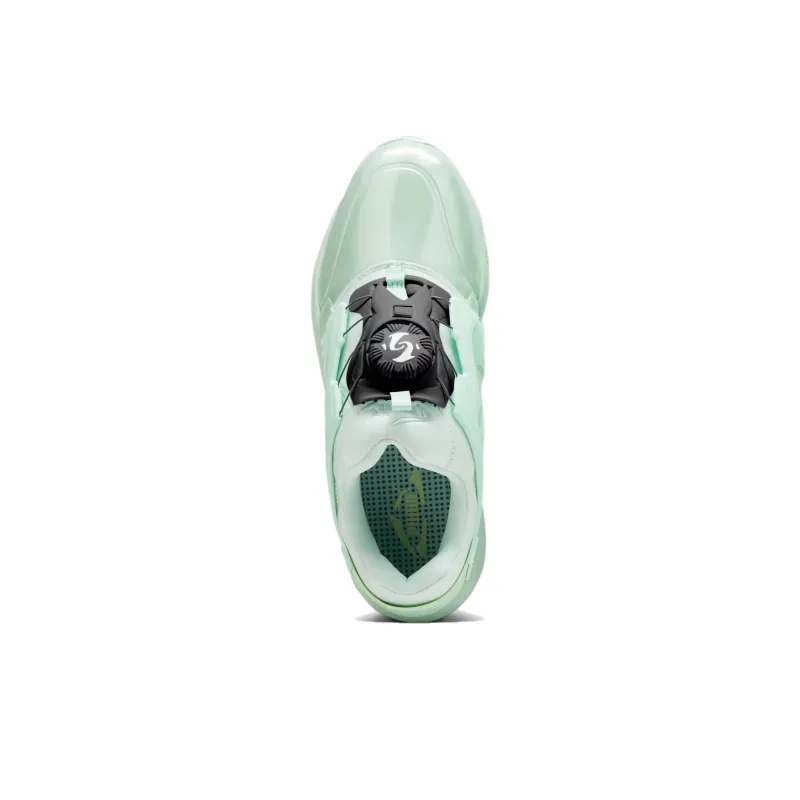 PUMA Disc Blaze Abrasion Resistant Breathable Low Top Casual Running Shoes Men's Green White-3