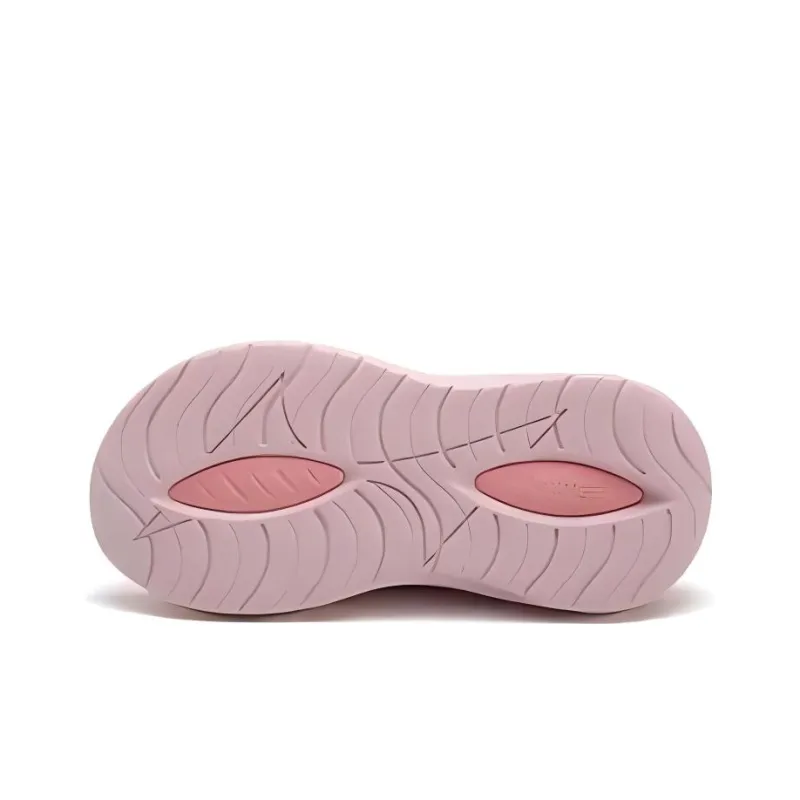 HEALTH Quiet Slip Resistant Slide Slippers Unisex Peach Pink-3