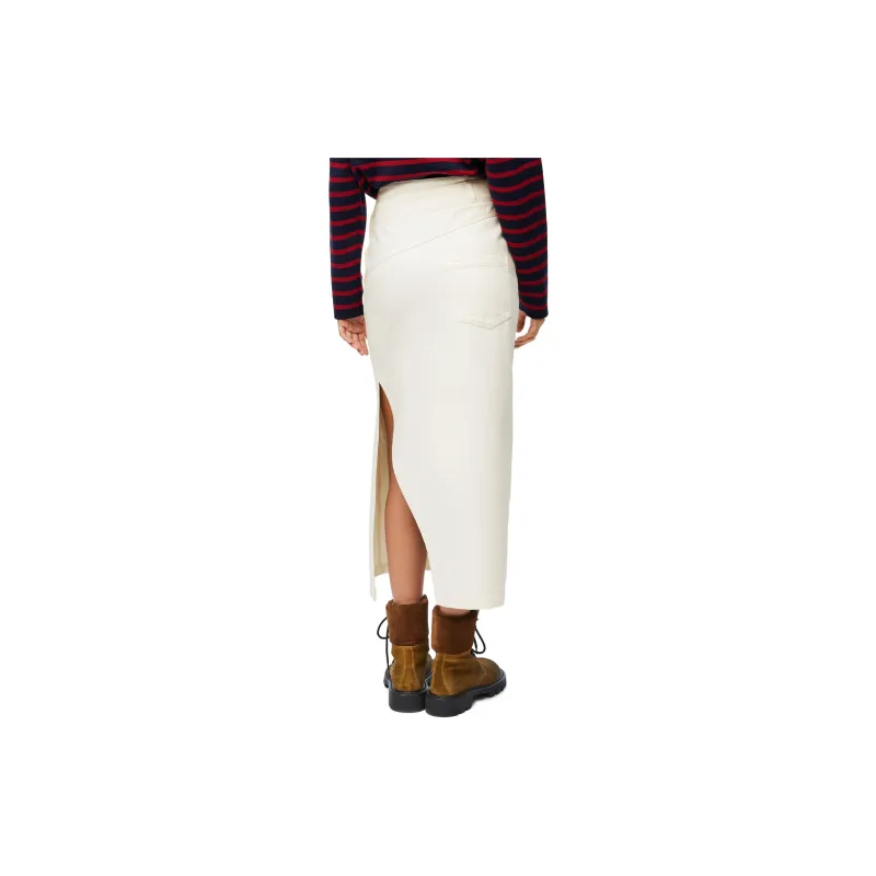 LOEWE Deconstructed Skirt 'White'-2