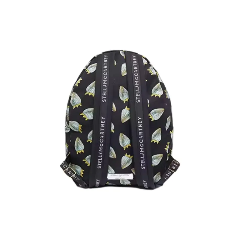 Stella McCartney Fabric Backpack Small Size Unisex Black-3