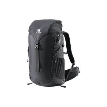 CAMEL Fabric Backpack Regular Unisex Black/Khaki