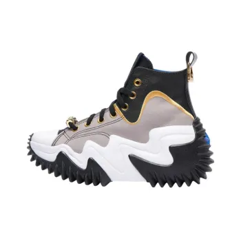 Converse Run Star Motion Hi Mercury Grey Gold Women's
