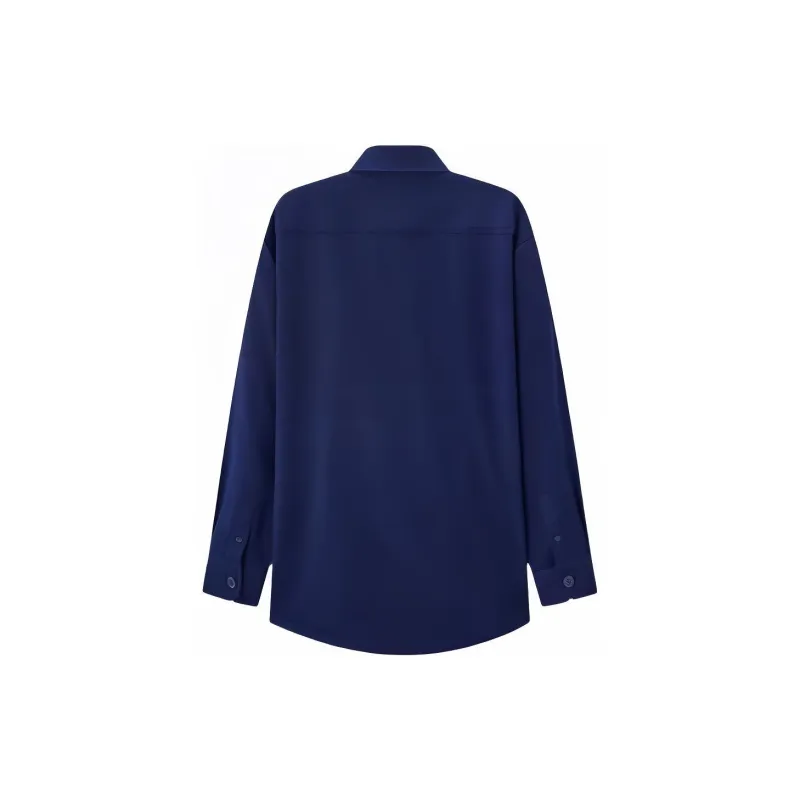 GOLDLION Shirts Men Navy Blue 95-1