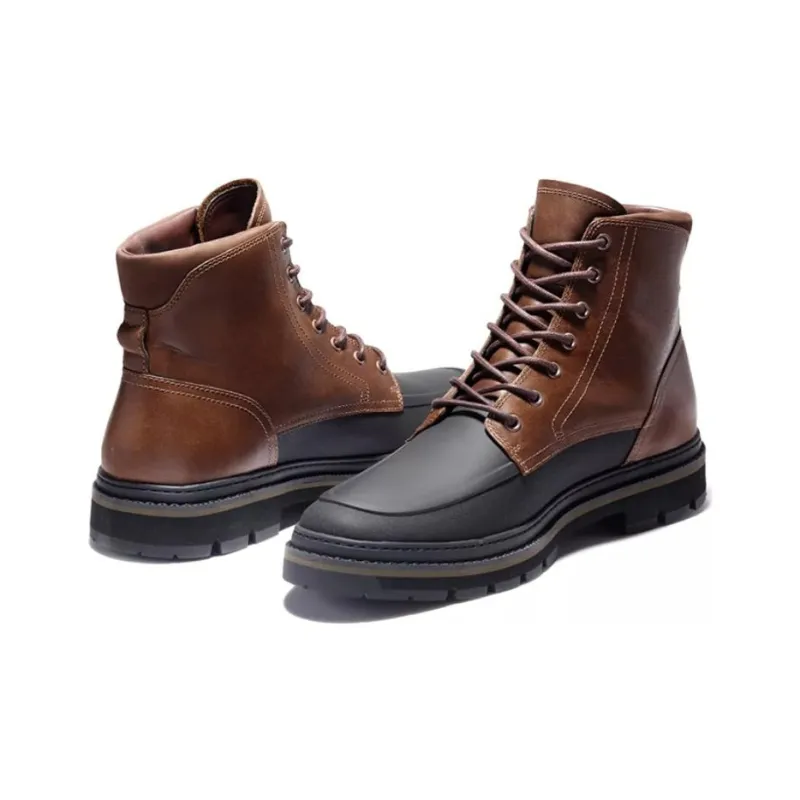 Timberland Port Union Ankle Boots Men's Black Brown-3