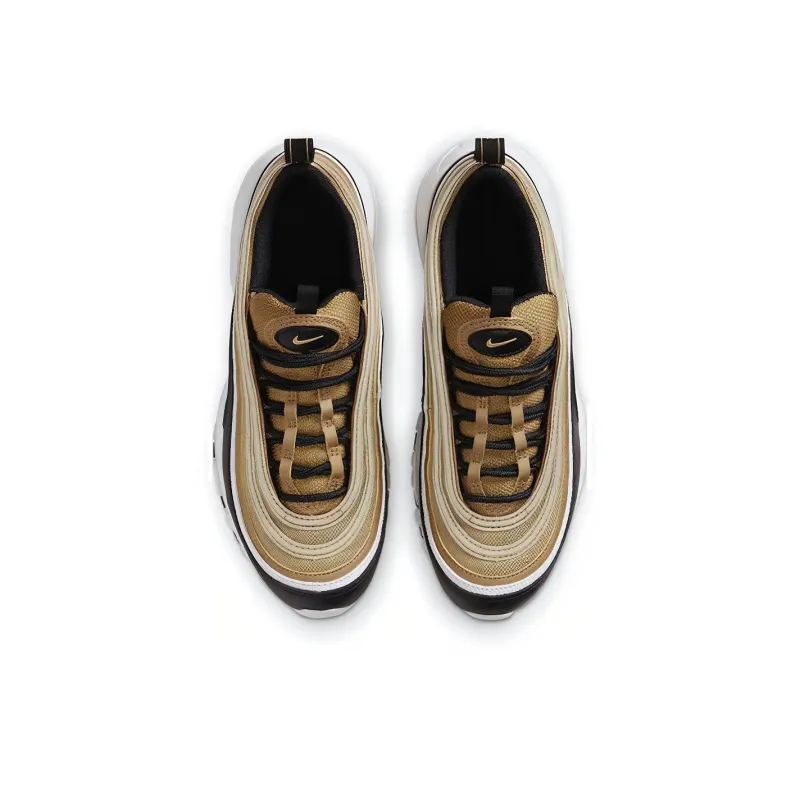 Nike Air Max 97 Metallic Gold Black White GS-3