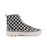 el producto Zapatillas a cuadros dameros blanco y azul pastel sin cierres de Vans Classic