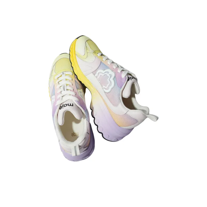 Maje Casual Shoes Women's Yellow Purple Gradient-3