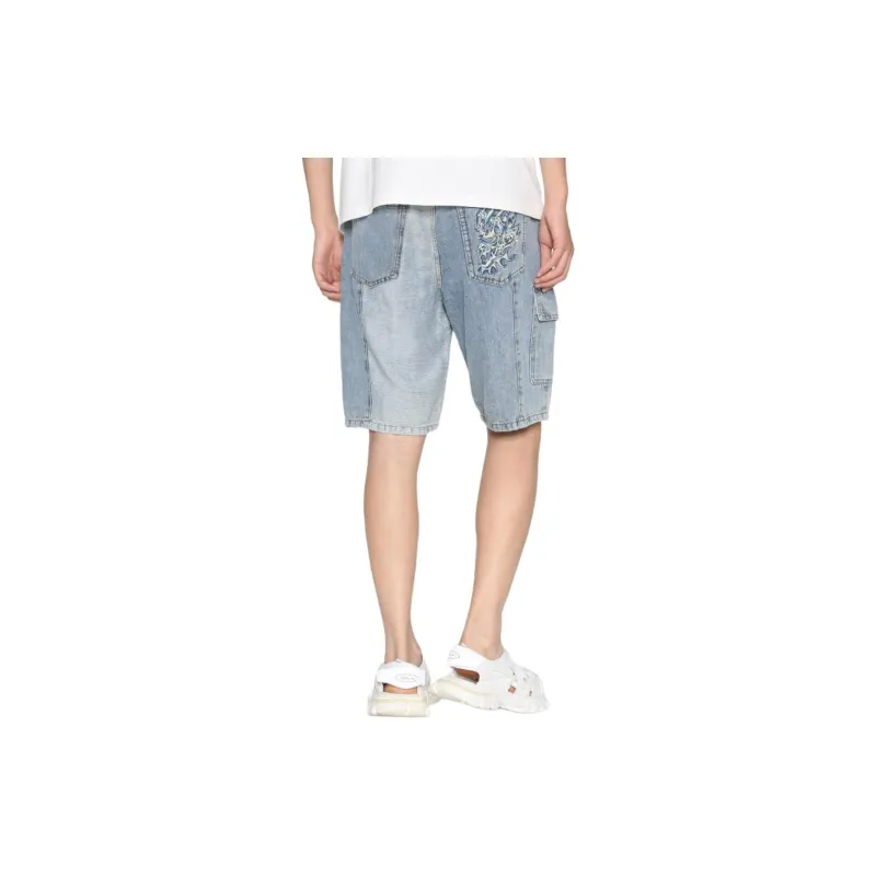 ONIARAI Denim Shorts Men's Light Blue 72-1