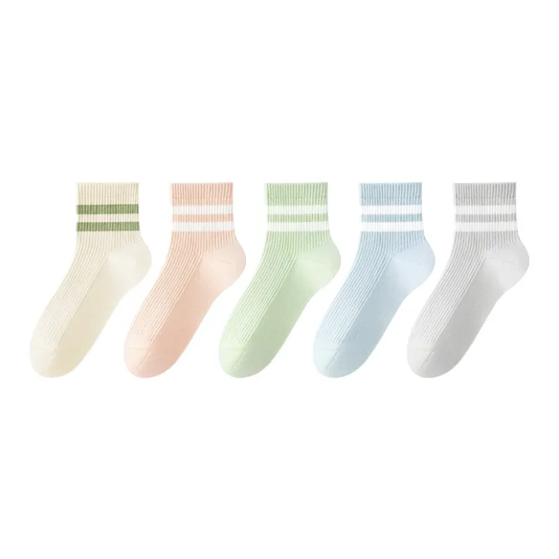 B&C.Room SS24 Mid Calf Socks Women's 5 Pack-6