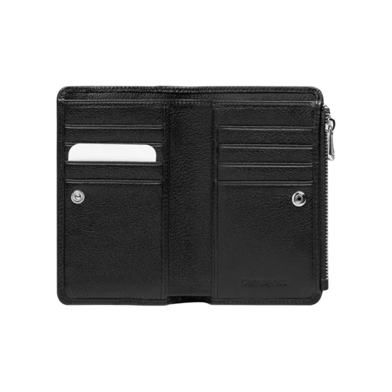 SAMSONITE Cow Leather Key Pouch Men's Black-3