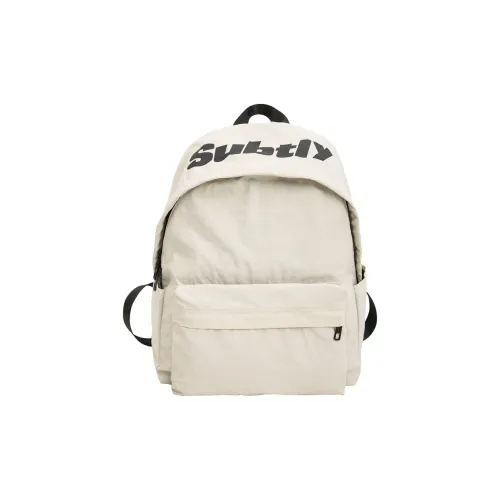Huangmu Nylon Backpack Regular Unisex Black/White/Khaki/Green/Purple