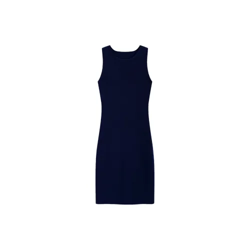 Max Vigor Sleeveless Dresses Women's Navy Blue