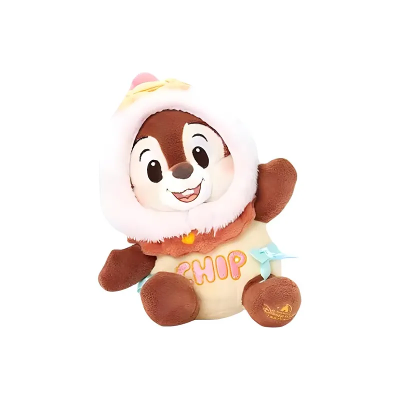 Disney Chip 'N Dale 2024 Summer Mickey Collection Dolls Plush Doll 15.5cm High-0