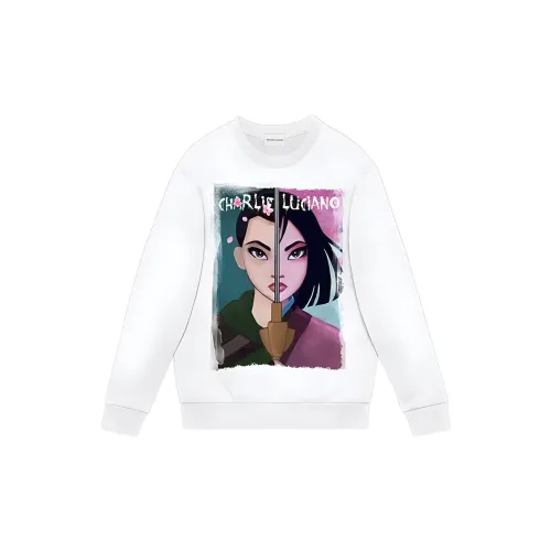 Charlie Luciano Sweatshirts Unisex White