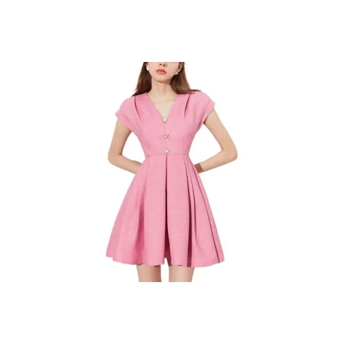 DPLAY Sleeveless Dresses Women's Bubble Gum Pink