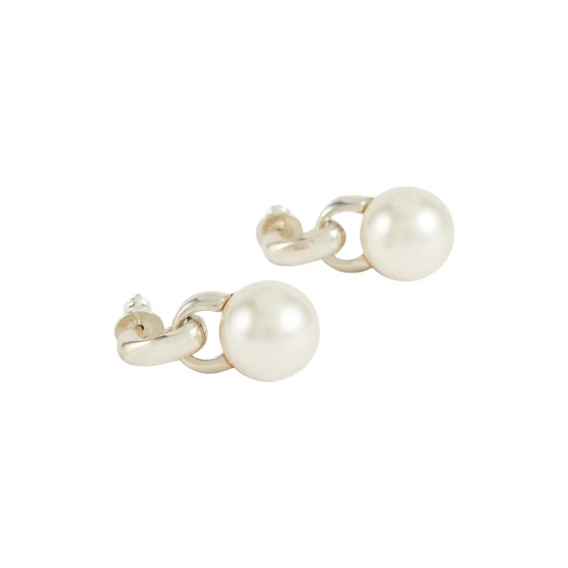 Sophie Buhai 925 Sterling Silver Artificial Pearl Earrings Women's White-1