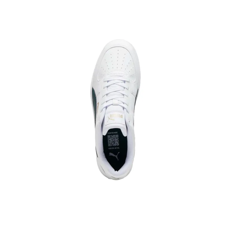 PUMA Caven 2.0 Balance Low Top Skateboard Shoes Unisex White Green-3