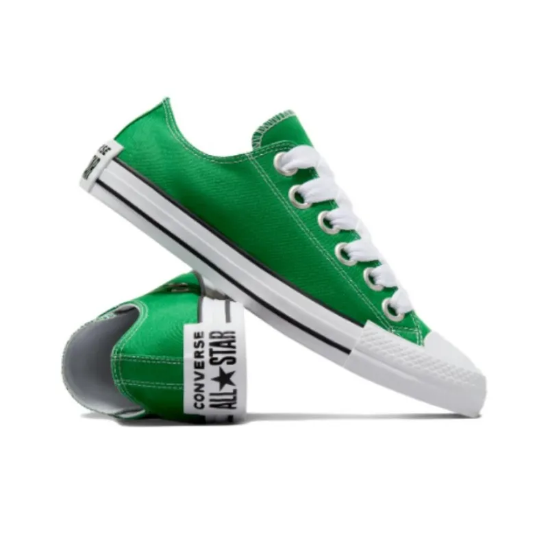 Converse Chuck Taylor All Star Anti Slip Wear Resistant Lightweight Breathable Low Top Canvas Shoes Unisex Green-2