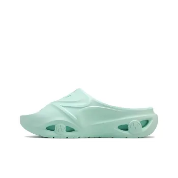 HEALTH Quiet Slip Resistant Slide Slippers Unisex Serene Green