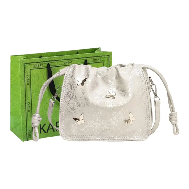 KARUISHA PU Crossbody Bag Shoulder Bag Women's White/Silver/Green/Black-3