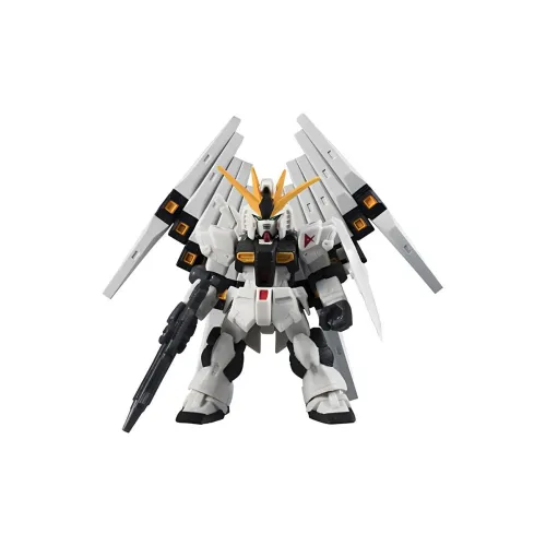 BANDAI Mobile Suit Gundam, Char's Counterattack MSE Nu Gundam With Accessories Set Assembled Models