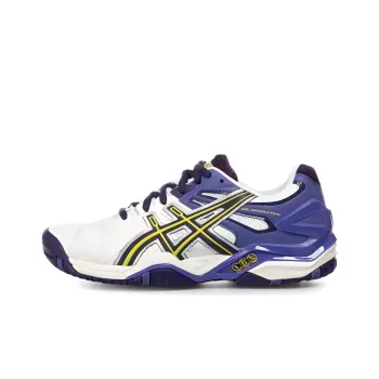 Asics Gel-Resolution 5 Wear-Resistant Low-Top Tennis Shoes Women's White Purple