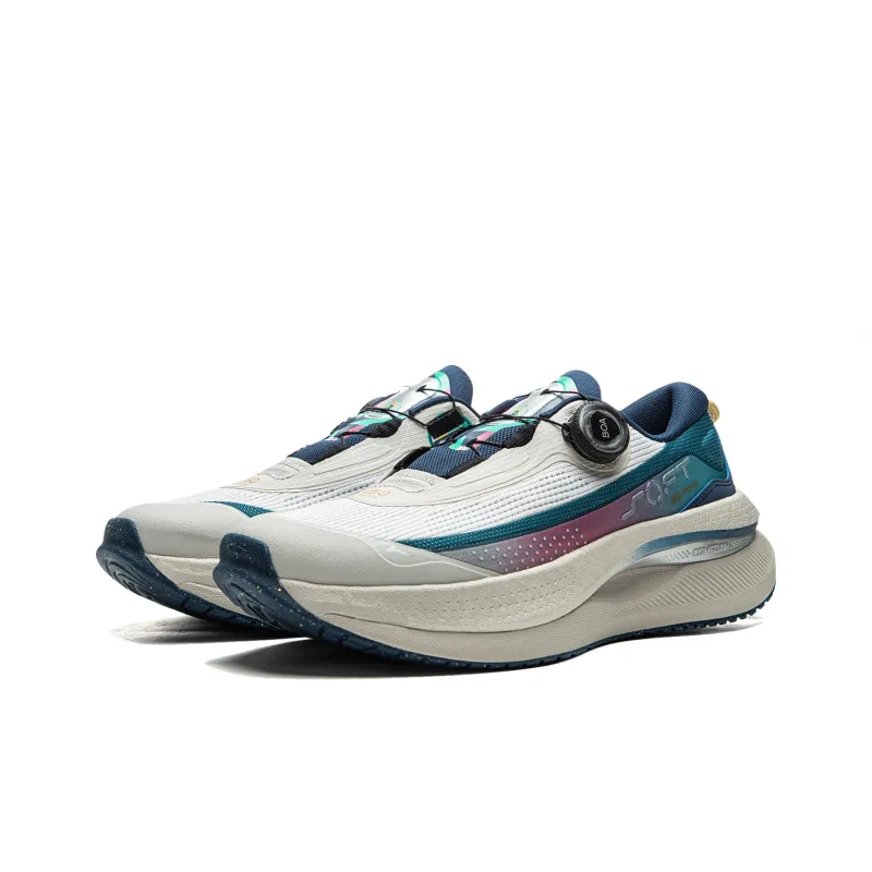 LiNing SOFT GO MAX Cushioning Anti-Slip Wear-Resistant Breathable Support Rebound Low-Top Casual Shoes Men's Green Gray-2